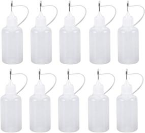 img 4 attached to 🔧 ULTNICE 30ml Needle Tip Glue Bottle Applicator Bottles - Pack of 10, Ideal Quilling Tool for DIY Projects