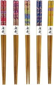 img 4 attached to 🍥 Authentic Japanese 3648 Chopsticks Flower Design - Premium Natural Quality