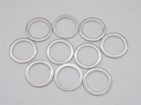 img 3 attached to 🔧 AOIT 10 Pcs Aluminum Transmission Fluid Drain Plug Crush Washer Seal for Toyota Prius Corolla Tacoma Camry 90430-18008 - Ideal for Easy Transmission Fluid Changes!