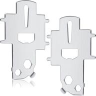 pieces stainless fitting different workplaces logo