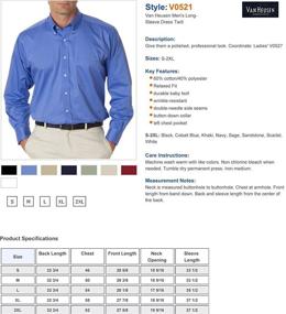 img 1 attached to 👔 Van Heusen Men's Regular Button-Down Shirt with Collar