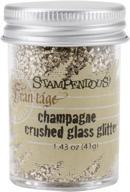 🍾 stampendous glass glitter 1.43 ounces: sparkling champagne delight! logo