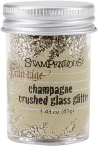 img 1 attached to 🍾 Stampendous Glass Glitter 1.43 Ounces: Sparkling Champagne Delight!