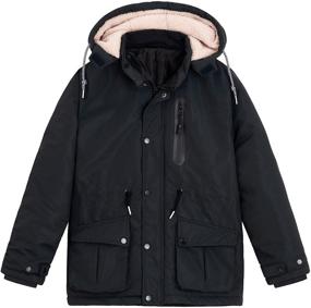 img 4 attached to 🧥 Ultimate Winter Puffer Jacket with Fleece for Boys' Clothing - Shop Jackets & Coats Now!