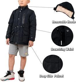 img 1 attached to 🧥 Ultimate Winter Puffer Jacket with Fleece for Boys' Clothing - Shop Jackets & Coats Now!