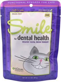 img 4 attached to 😺 In Clover Smile Soft Chews for Cats: Dental Health Support with Catnip, Green Tea, Prebiotics, and Chlorophyll – Promote Healthy Teeth, Fresh Tongue, and Breath