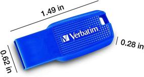 img 2 attached to 💙 Синий USB Flash-накопитель Verbatim Ergo с емкостью 128ГБ и поддержкой USB 3.0