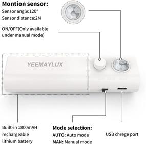 img 2 attached to YEEMAYLUX Аккумуляторное освещение в любом месте Гардероб