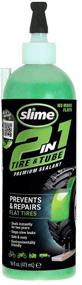 img 4 attached to 🔧 Revolutionary Slime 2-in-1 Tire & Tube Premium Sealant - Ultimate 16 oz Solution for Puncture Protection