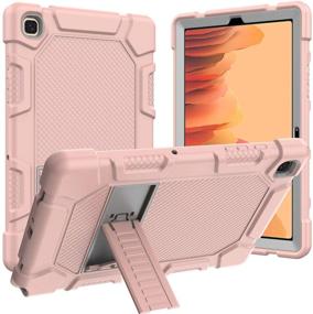 img 3 attached to 📱 Ultimate Protection: RANTICE Case for Samsung Galaxy Tab A7 10.4 Inch 2020 - Shockproof, Rugged, and Drop-resistant with Kickstand (Rose Gold+Grey)