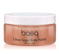 🍊 8 oz basq citrus sugar body polish: boost your skin's radiance! logo