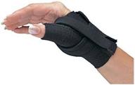 comfort cool thumb cmc restriction splint: full finger function with direct support - left hand, medium plus logo