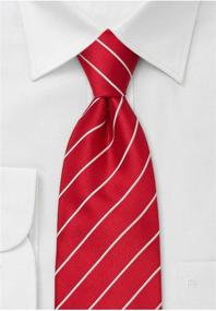 img 2 attached to Bows N Ties Necktie Pencil Striped Microfiber