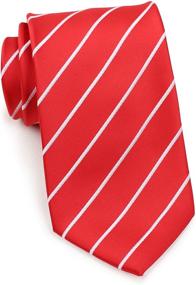 img 4 attached to Bows N Ties Necktie Pencil Striped Microfiber