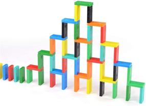 img 2 attached to 🔮 100Pcs Bulk Plastic Building Dominoes - Endless Fun and Creativity