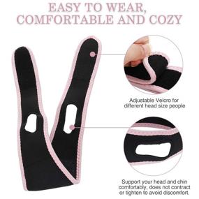 img 1 attached to 🧖 Facial Slimming Strap V Line Lifting Mask – Double Chin Reducer for Women and Men, Anti-Wrinkle Face Lifting Bandage for a More Defined Jawline and Contoured Face