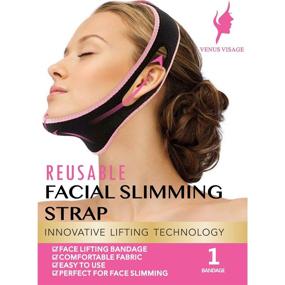 img 3 attached to 🧖 Facial Slimming Strap V Line Lifting Mask – Double Chin Reducer for Women and Men, Anti-Wrinkle Face Lifting Bandage for a More Defined Jawline and Contoured Face