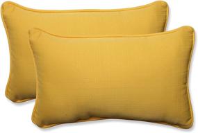 img 4 attached to 💛 Подушки Pillow Perfect Outdoor/Indoor Forsyth Soleil Lumbar, 11,5" x 18,5", Желтый - Упаковка из 2 шт.