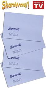 img 3 attached to ShamWow Original Mini - Ultra Absorbent Cleaning Shammy (Chamois) Towel Cloth, Blue, Machine Washable, Scratch-Free - 4 Pack