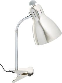 img 3 attached to 💡 Simple Designs Home LD2016-BSN - Adjustable Clip Desk Lamp in Brushed Nickel