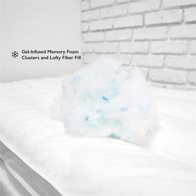 img 2 attached to 🛏️ Enhance Comfort and Refresh Your Sleep with the SensorPEDIC MemoryLOFT Cot Mattress Topper
