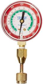 img 2 attached to 🔧 Enhance Your Pressure Gauge Accuracy with Yellow Jacket 40331 Red Pressure Gauge and 19110 Quick Coupler