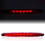 🚦 red lens led 3rd brake pickup truck light for chevrolet avalanche (2002-2012) - high mount stop cargo lamp logo