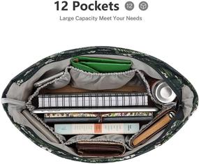 img 2 attached to Bridawn Organizer Pocketbook Handbag Divider Women's Accessories in Handbag Accessories