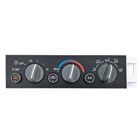 img 3 attached to 🧊 1996-2000 Chevy Suburban Tahoe GMC Yukon A/C Heater Climate Control Panel with Rear Window Defogger Switch - 599-006, 9378805, 15-72547