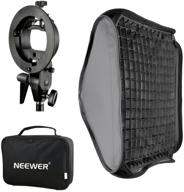 📸 neewer 24x24 bowens mount softbox with grid - compatible with nikon and canon speedlites logo