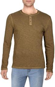 img 1 attached to Lucky Brand Sleeve Henley Shirt Men's Clothing