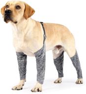 gabefish dog sleeve: ultimate protection from licking, peeing, leaking, dust, and dirt - long pants and leggings for small, medium, and large pets логотип