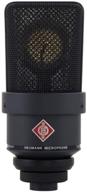 neumann tlm103 black cardioid microphone mount logo