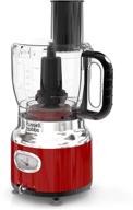 🍏 russell hobbs fp3100rdr retro style 8-cup food processor with 64-oz capacity in red логотип