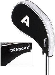 img 1 attached to Andux Golf Iron Head Covers with Zipper 10pcs/Set - Stylish Protection for Your Golf Irons