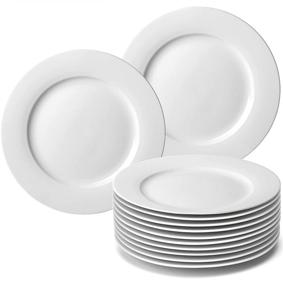 img 4 attached to 🍽️ Durable Porcelain Temperature Dinnerware Set - Perfect for Restaurants