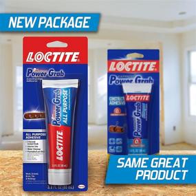 img 1 attached to 🔩 Loctite 2031710 Power Grab Construction Adhesive, 3 Oz, Squeeze Tube, Clear Dry, Minimal Residue, Paste, Single Pack, EMW1817444, 3 Fl Oz