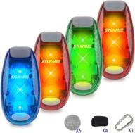 sturme led safety light clip on reflective light with 3 lighting modes - flashing warning strobe lights for night walking, cycling, joggers, and pets - small reflective set for enhanced visibility logo