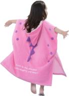 полотенца с капюшоном в форме динозавра для детей: забавные и функциональные покрывала для детей дома логотип