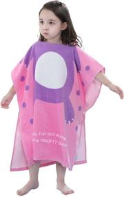 img 2 attached to 🦖 Hooded Dinosaur Children's Towels: Fun and Functional Cover Ups for Kids at Home