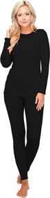 img 3 attached to 🔥 Stay Cozy with ALWAYS Women's Thermal Underwear Set - Fleece Lined Premium Soft Winter Warm Long Johns Base Layer Thermal Wear