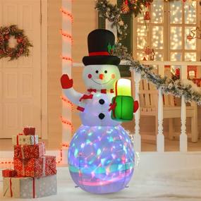 img 1 attached to DearHouse Inflatable Christmas Decoration Inflatables Seasonal Decor and Outdoor Holiday Decor