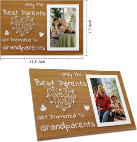 img 2 attached to 🖼️ Cherished Memories: The Perfect Grandparents Picture Frame for Special Occasions - Gift for Grandma and Grandpa, Parents Turned Grandparents on Grandparent's Day, Birthday, and More