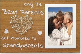 img 3 attached to 🖼️ Cherished Memories: The Perfect Grandparents Picture Frame for Special Occasions - Gift for Grandma and Grandpa, Parents Turned Grandparents on Grandparent's Day, Birthday, and More