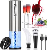 hihoki electric automatic corkscrew stainless logo