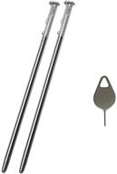 🖊️ 2pcs stylo 5 pen touch pen replacement with eject pin for lg stylo 5 / stylo 5+ q720am q720vs q720ms q720ps q720cs q720ma lcd touch pen stylus pen - sliver (2pcs) logo
