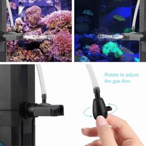 img 1 attached to 🐟 Quiet 400GPH Submersible Water Pump Aquarium Filter (1500L/H, 15W) - 4-in-1 Fish Tank Filter with Adjustable Water Flow, Detachable Water Fountain Pump – Ideal for Fish Tank, Pond, and More – 5.2ft High Lift Included