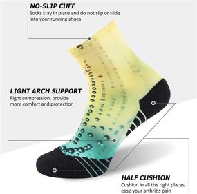 img 1 attached to 🧦 Add Fun to Your Feet: HUSO Novelty Pattern Blisters Multicolor Socks