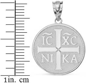 img 2 attached to Медальон с христограммой Sterling Conquers.