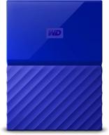💾 wd 1tb blue usb 3.0 my passport portable external hard drive (wdbynn0010bbl-wesn) – reliable and spacious storage solution logo